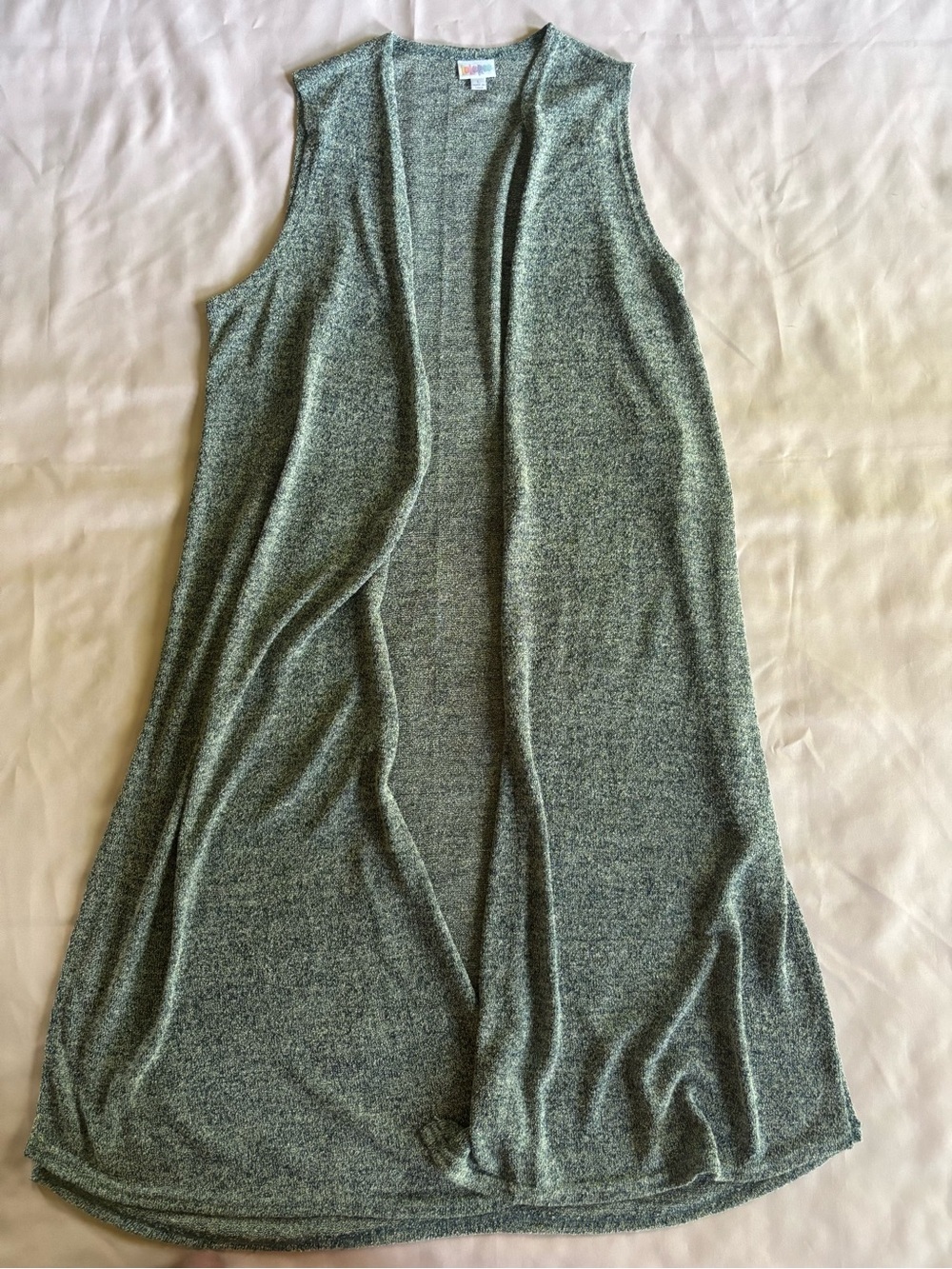 LuLaRoe Heathered Gray Joy Vest